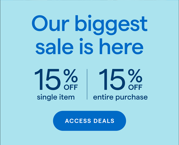 Our Biggest Sale Is Here!