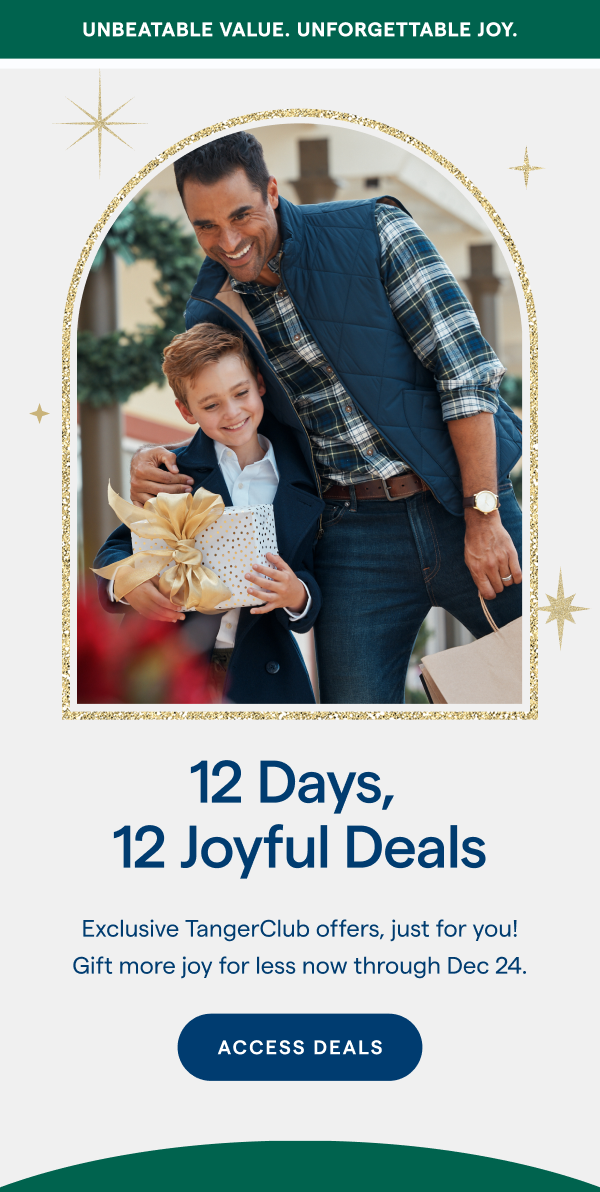12 Days, 12 Joyful Deals! VIEW DEALS > 