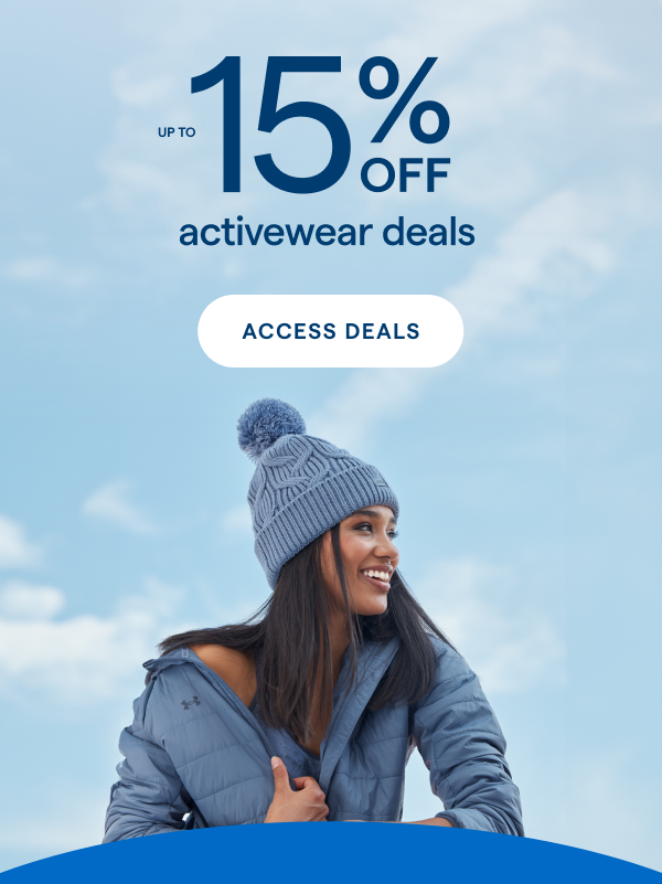 Save on Activewear! ACCESS DEALS > 