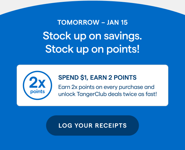 Stock up on savings. Stock up on points!