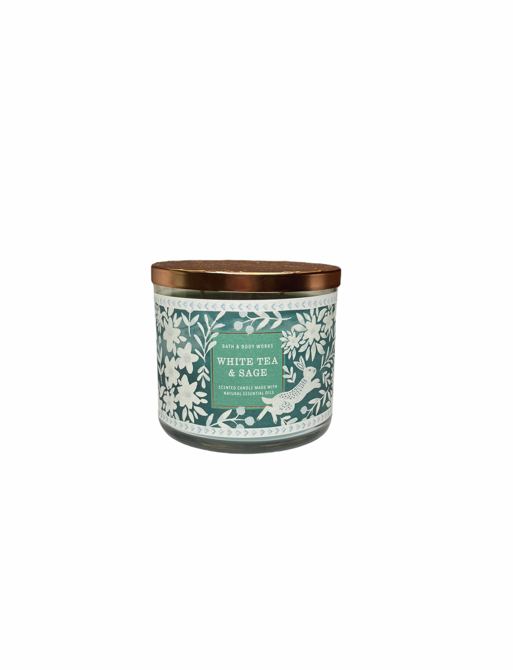 White Tea & Sage 3-Wick Candle